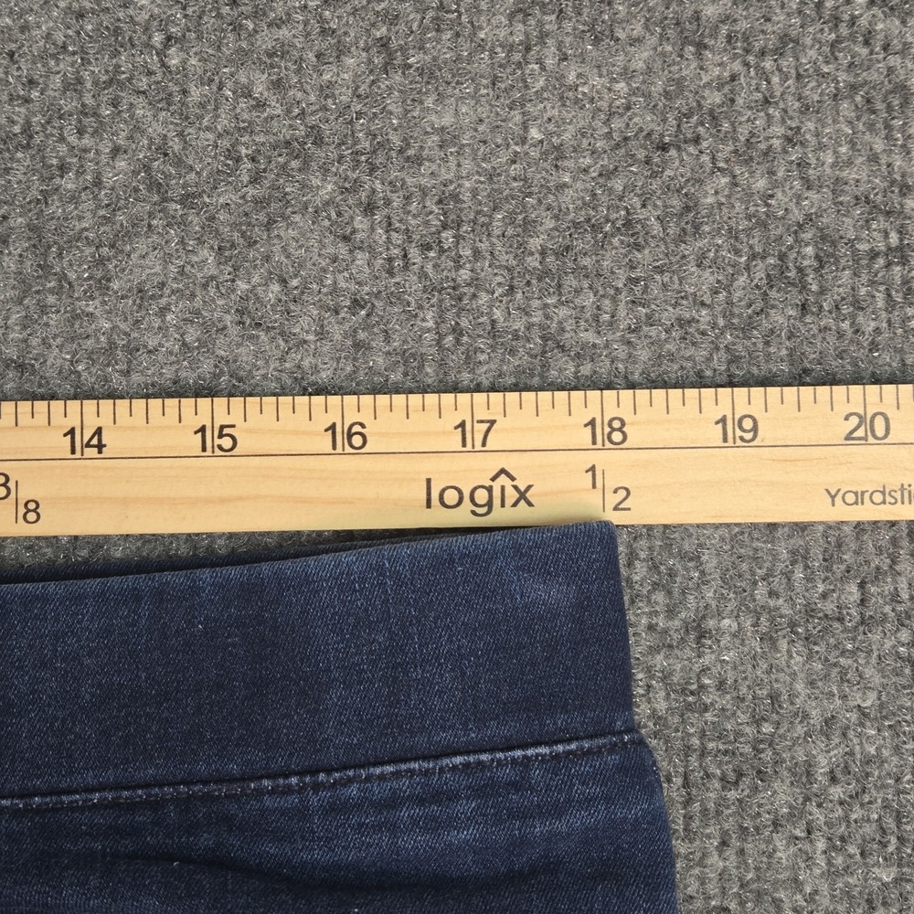 Betabrand Womens XL Petite Straight Jeans Dark Wash Stretch Denim 36x29 Pull On - Picture 10 of 13